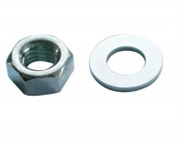 M10 Steel Nut and Washer Zinc Plated (pack of 20 + 20)